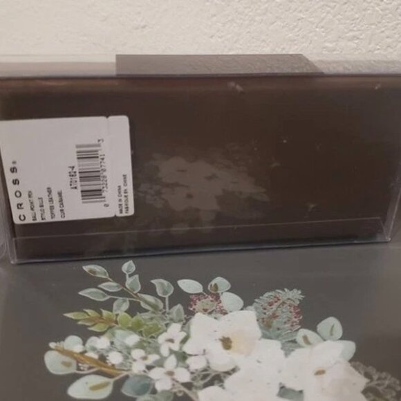 Cross Autocross Toffee Leather Wrapped Ballpoint Pen AT0162-4 New in Box - Picture 5 of 6